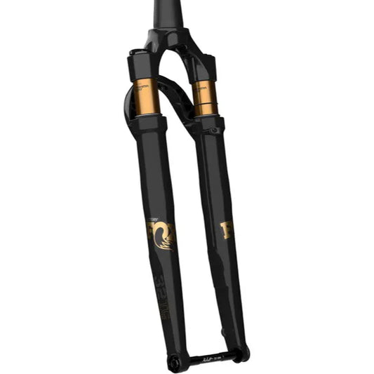 FOX 32 Taper-Cast Factory Suspension Fork - 700c 40 mm 12 x 100 mm Kabolt 45mm Offset GRIP SL Damper 3-Position Shiny BLK - Bicycle Warehouse