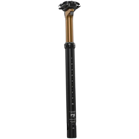 FOX Transfer SL Factory Dropper Seatpost - 30.9mm 100mm Internal Routing Kashima Coat Upper - Bicycle Warehouse