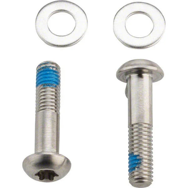 Flat Mount Disc Caliper Bracket Bolts 32mm Titanium - Bicycle Warehouse
