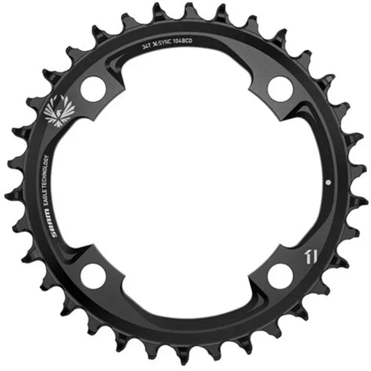 X-Sync 2 Eagle Chainring - 32t 104mm BCD 12-Speed Aluminum BLK Mahle - Bicycle Warehouse