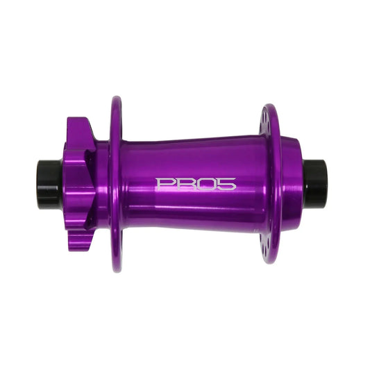 Pro 5 Front Hub - 15 x 110mm 6-Bolt Purple 32H - Bicycle Warehouse