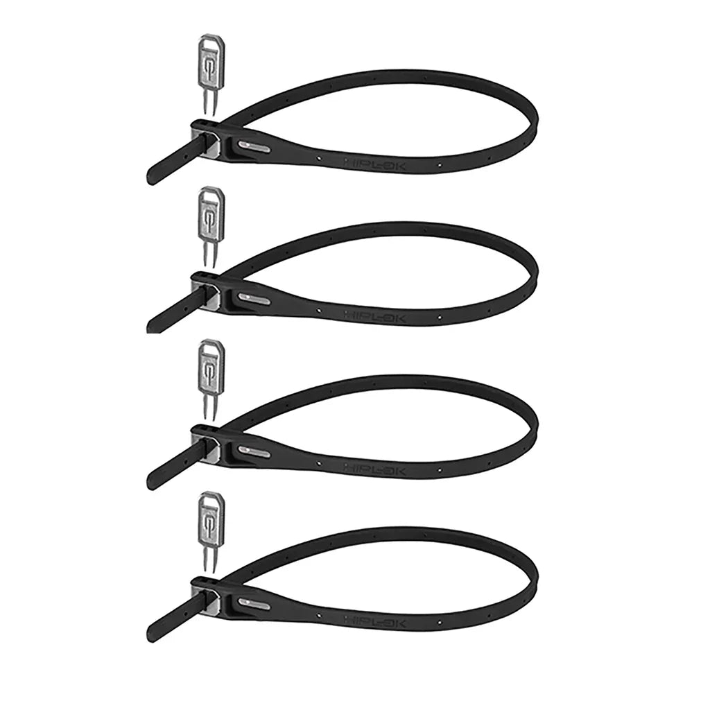 Z Lok 4 Count Zip Key Lock Black - Bicycle Warehouse