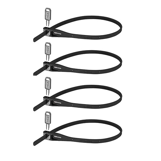 Z Lok 4 Count Zip Key Lock Black - Bicycle Warehouse