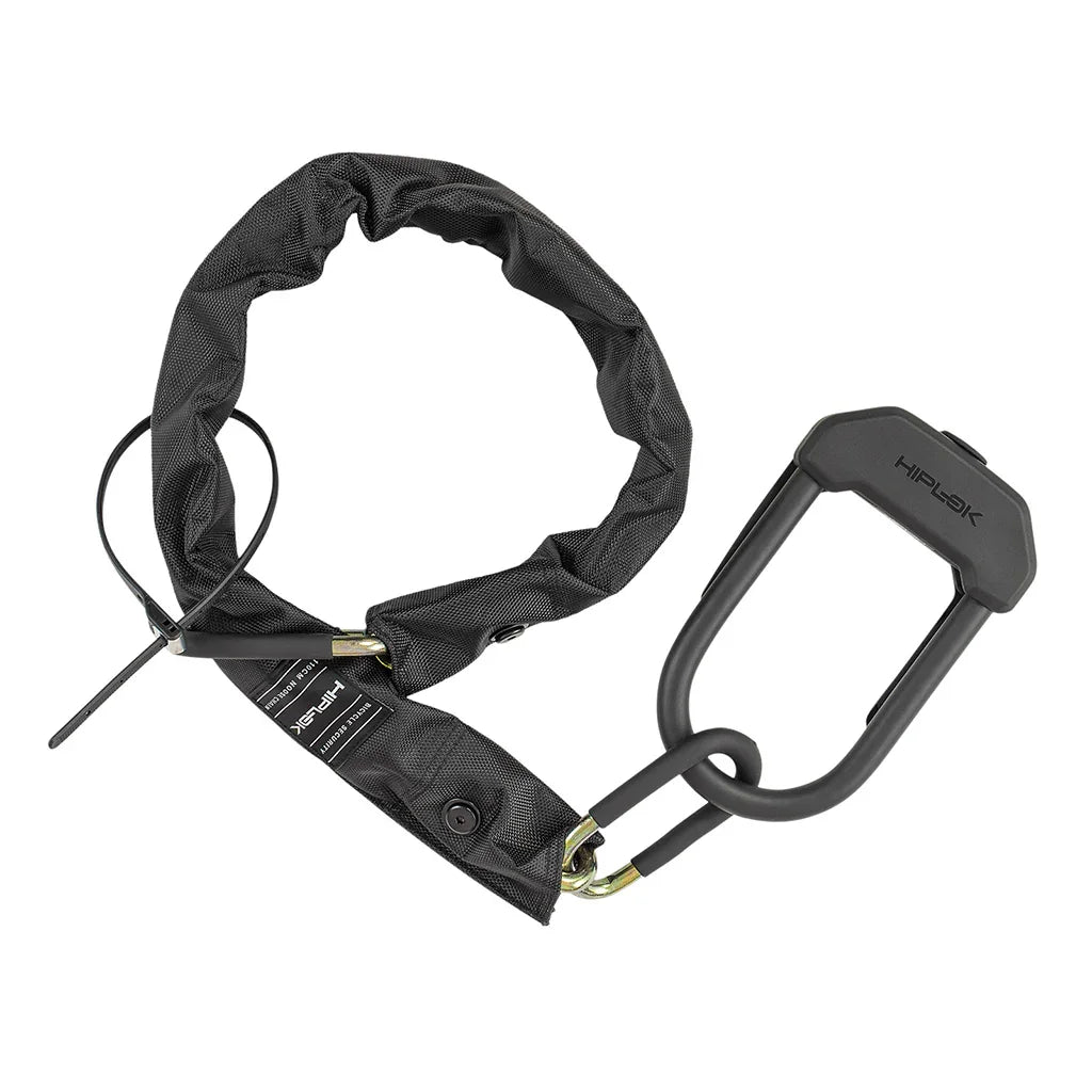 E-DX Chain and U-Lock w/ Z Lok Black - Bicycle Warehouse