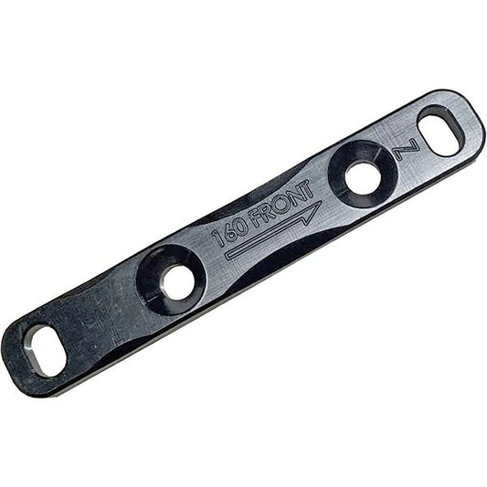 Flat Mount Caliper Adapter Front-160 (Z) Black - Bicycle Warehouse