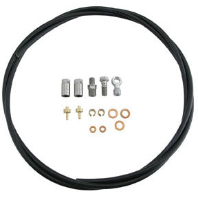 Hope 5mm Tubing Kit M6 (0d/90d) 1600mm Black - Bicycle Warehouse