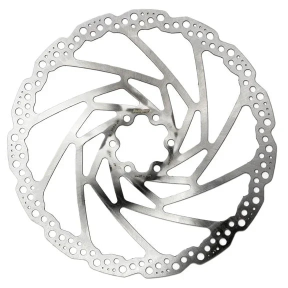 V4 2.3mm Disc Rotor 6-Bolt Fixed/Wave 180mm - Bicycle Warehouse
