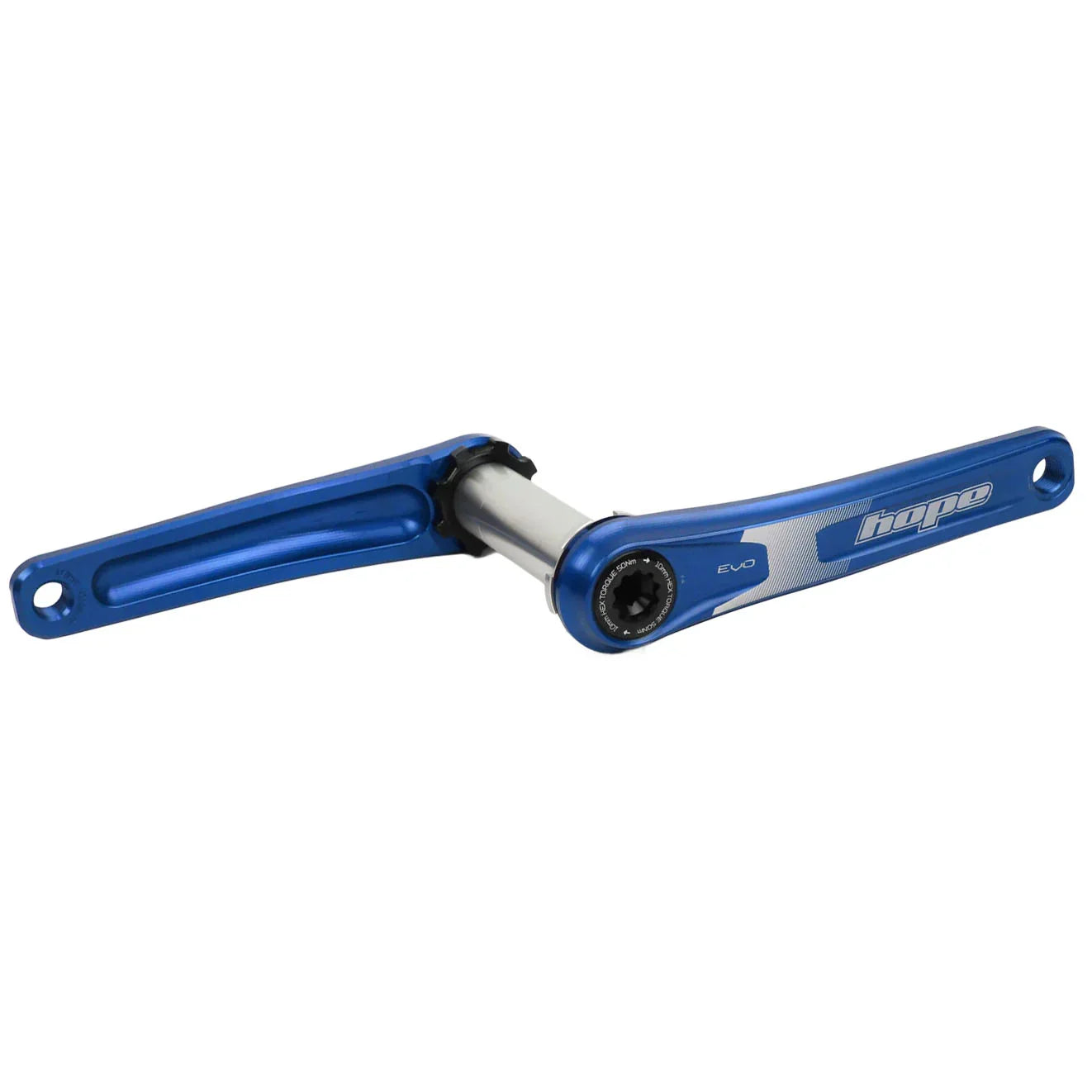 Evo Crankset No Spider(68/73mm) 155mm Blue - Bicycle Warehouse