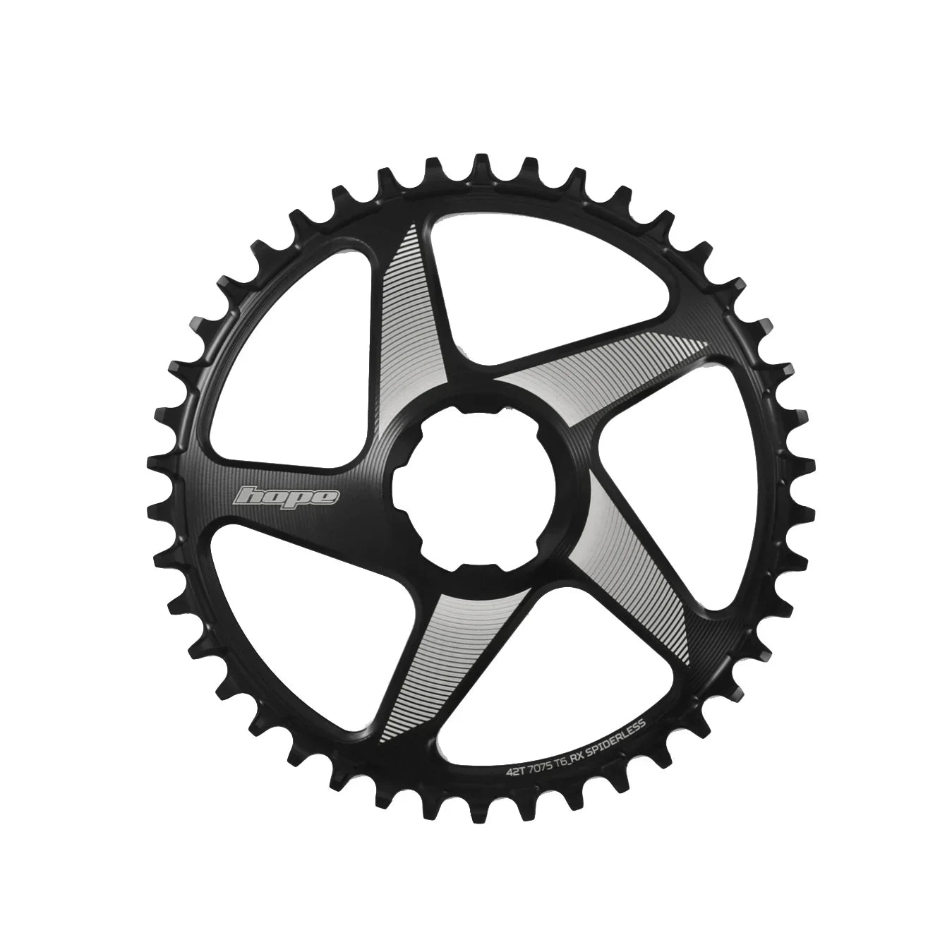 RX Spiderless Chainring - 42t Direct Mount Black - Bicycle Warehouse