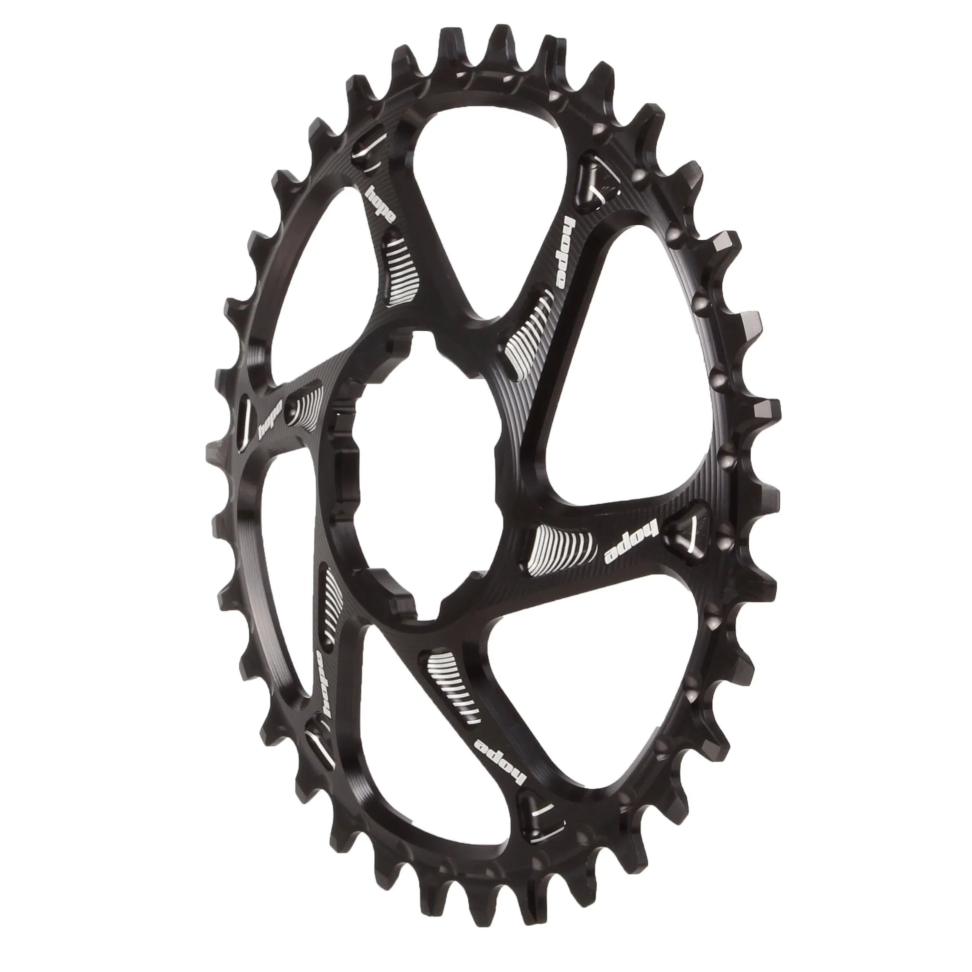 Spiderless Retainer Chainring - 30t Direct Mount R22 Black - Bicycle Warehouse