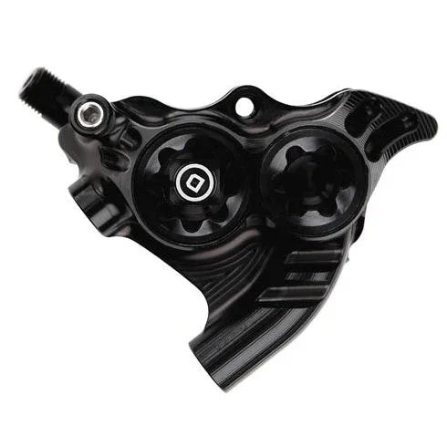 RX4+ Disc Brake Caliper - Flat Mount Rear +20mm DOT Type Black - Bicycle Warehouse