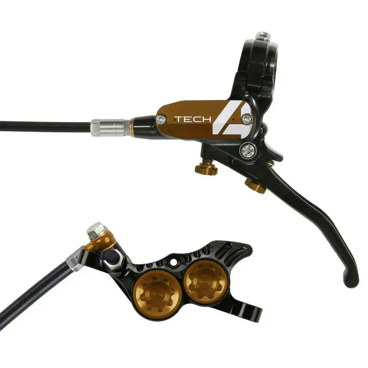 Tech 4 V4 Disc Brake Right/Rear 74mm Black/Bronze - Bicycle Warehouse