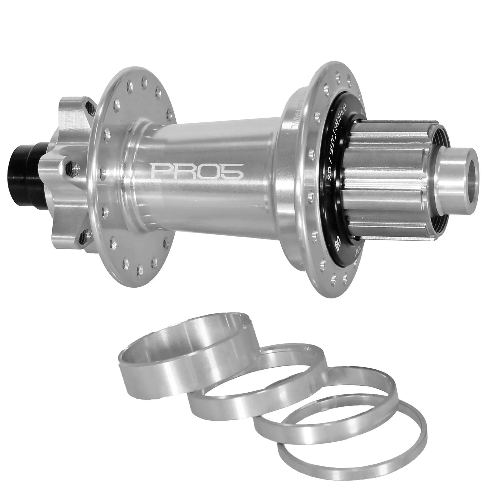 Pro5 Singlespeed Disc R TA Hub(32h) 12x142mm Silver - Bicycle Warehouse