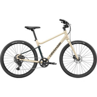 Platinum Cannondale road bicycle with disc brakes and flat handlebar