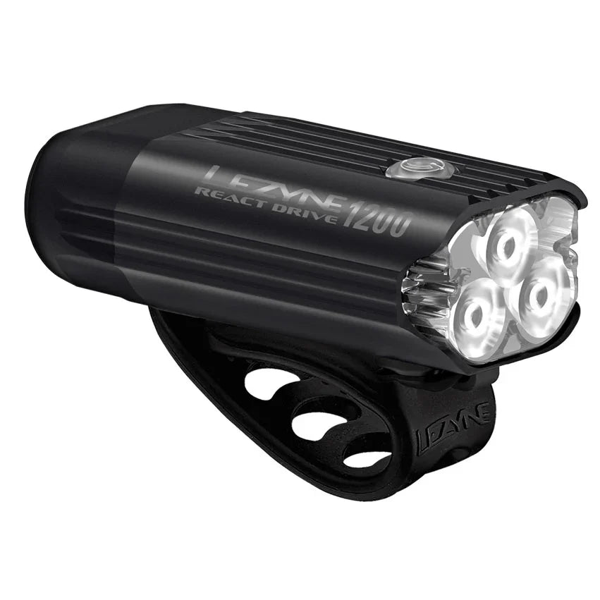 Lezyne React Drive 1200 Headlight - Bicycle Warehouse