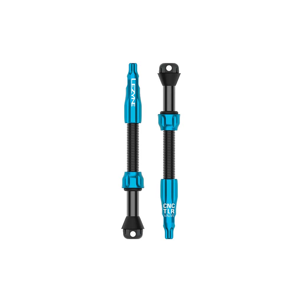 Lezyne CNC TLR Tubeless Valve Pro 60mm Pair - Bicycle Warehouse