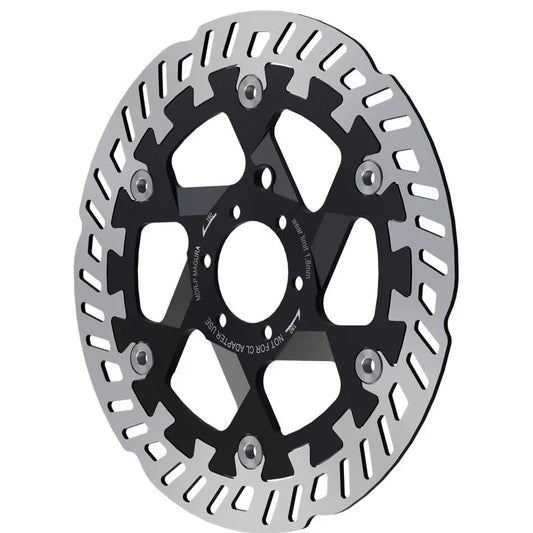 Magura MDR-P Disc Brake Rotor - 180mm 6-Bolt Silver/Black - Bicycle Warehouse