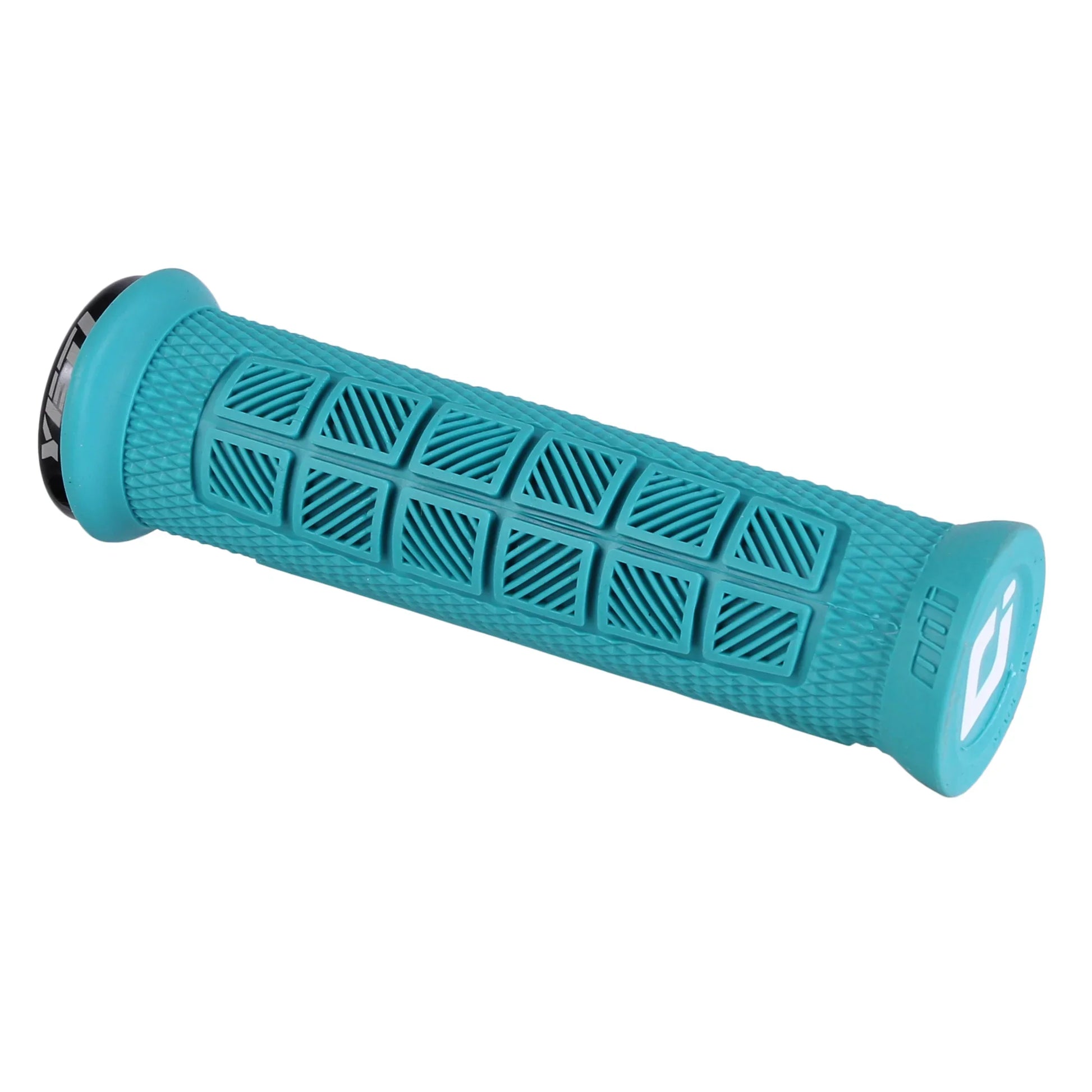 Elite Pro V2.1 Grips - Turquoise/Black Lock-On - Bicycle Warehouse