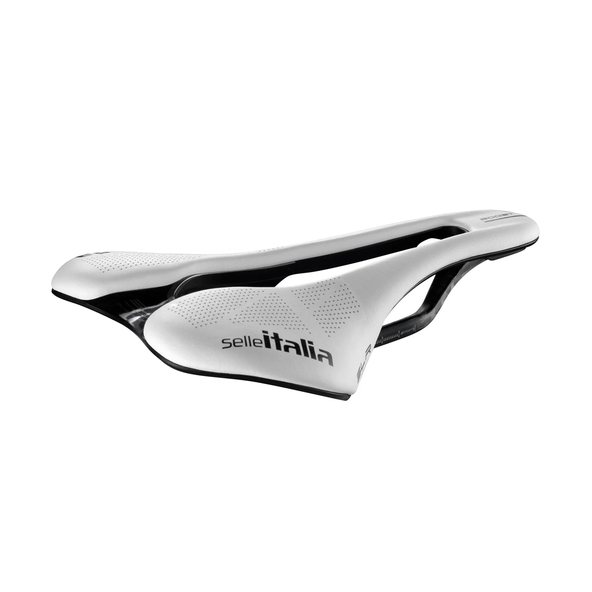Selle Italia SLR Boost Kit Carbonio L3 Carbon White Fibra-Tek - Bicycle Warehouse