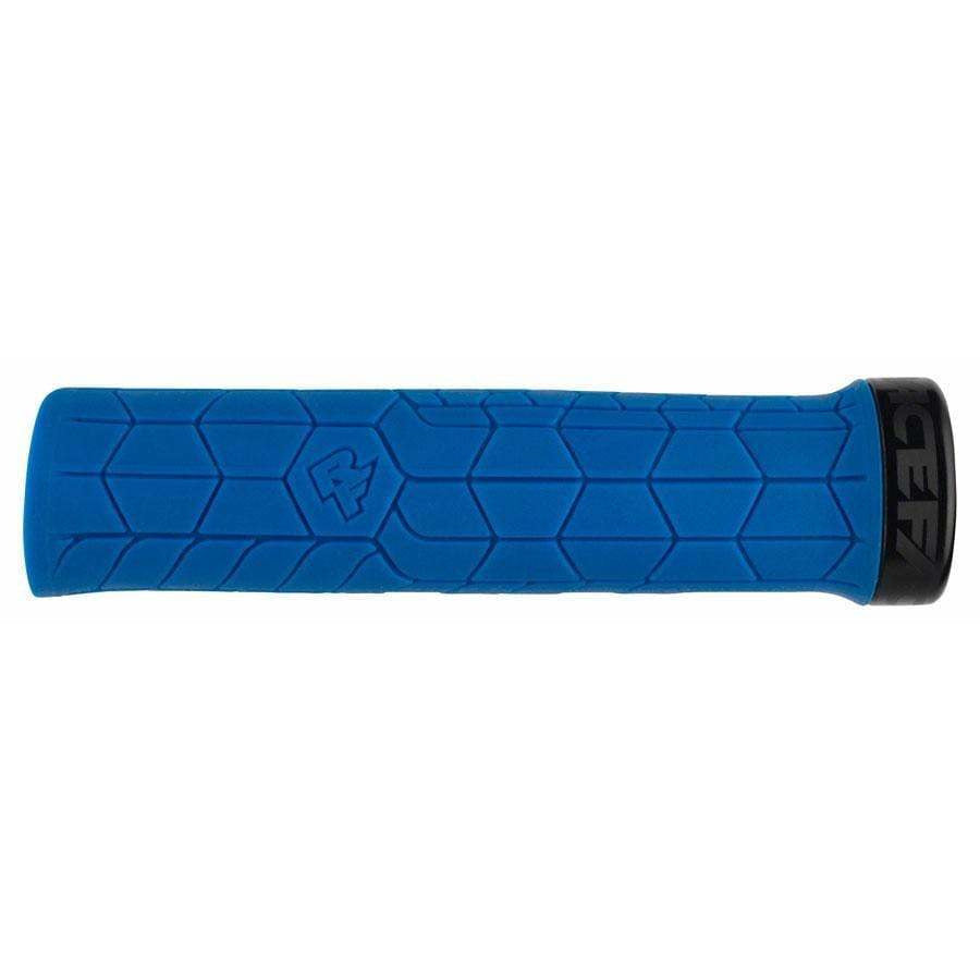 RaceFace Getta Bike Handlebar Grips - Blue, Lock-On, 30mm