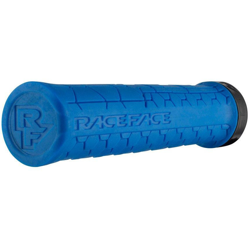 RaceFace Getta Bike Handlebar Grips - Blue, Lock-On, 30mm