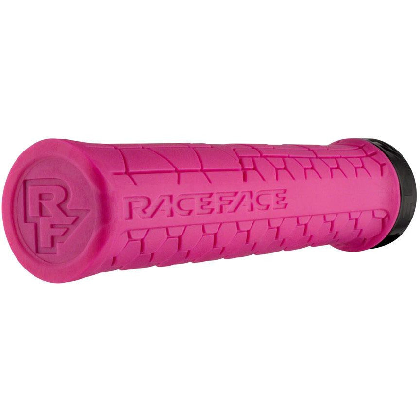 RaceFace Getta Bike Handlebar Grips - Magenta, Lock-On, 33mm