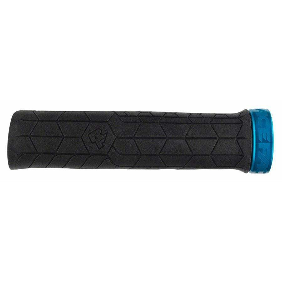 RaceFace Getta Bike Handlebar Grips - Turquoise, Lock-On, 30mm