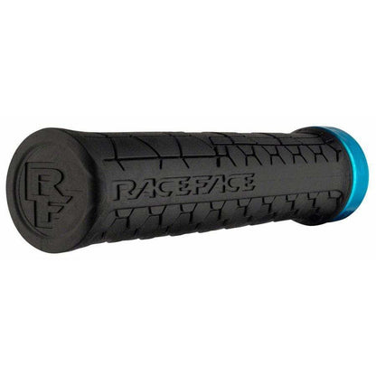 RaceFace Getta Bike Handlebar Grips - Turquoise, Lock-On, 33mm