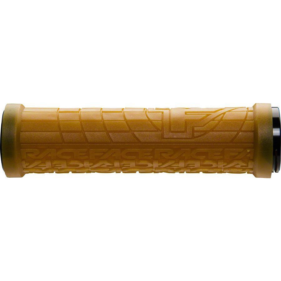 RaceFace Grippler Bike Handlebar Grips - Gum, Lock-On, 30mm