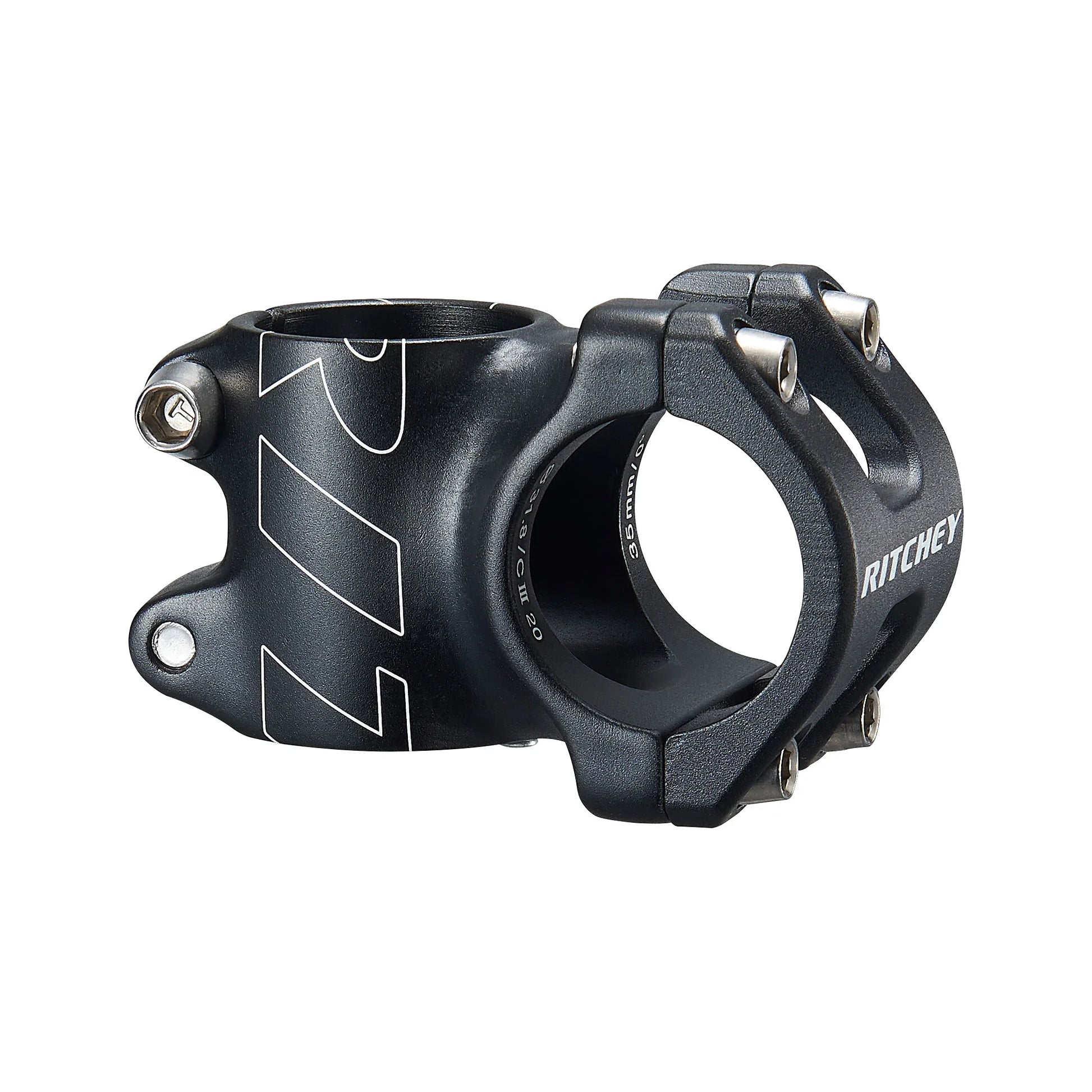 Trail Stem - 35 mm 31.8 Clamp +/-0 1 1/8" Alloy Black - Bicycle Warehouse