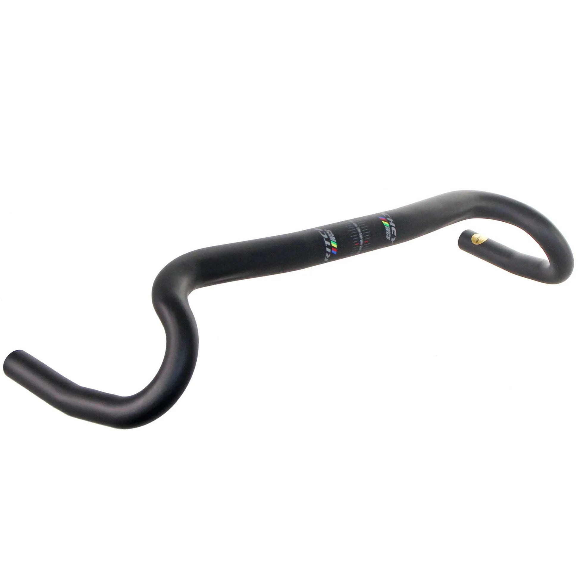 WCS Beacon Drop Handlebar - Aluminum 46cm 31.8mm Black - Bicycle Warehouse