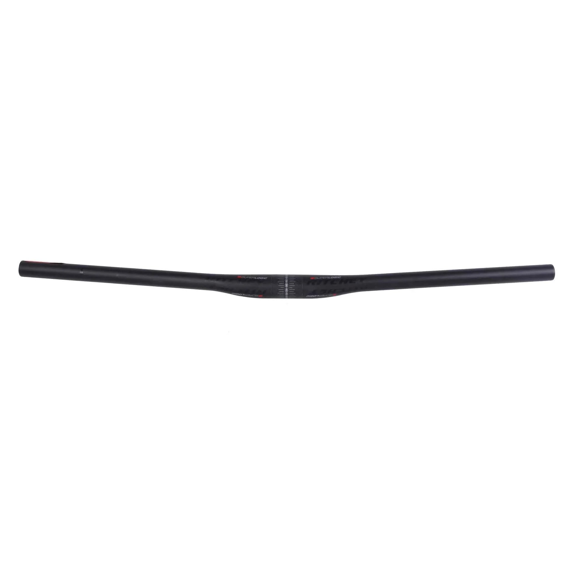 SuperLogic Flat Handlebar - Carbon 710mm +/- 5mm Rise 31.8mm 9 Deg UD Carbon - Bicycle Warehouse