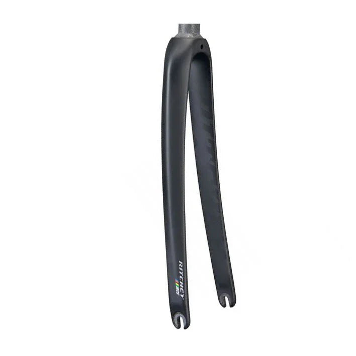 WCS Carbon Road Fork - 1-1/8" 46mm Rake 2020 Model Matte Carbon - Bicycle Warehouse