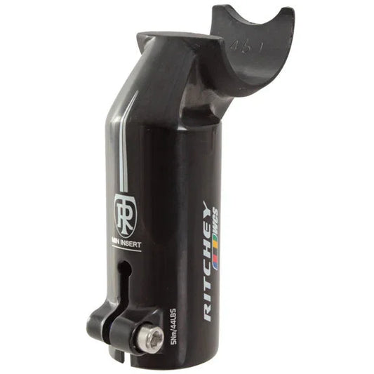 WCS Seat Mast Topper: 25mm Offset 70 x 34.9mm Black - Bicycle Warehouse