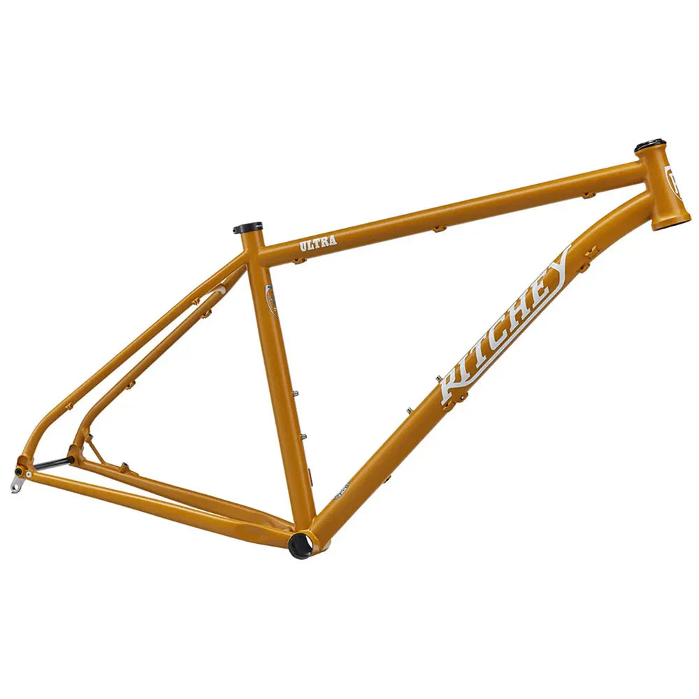 Ultra Mountain Frameset - 29"/27.5" Steel Honey Mustard Small - Bicycle Warehouse