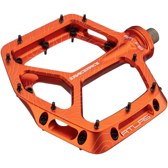 Atlas Platform Pedals Orange - Bicycle Warehouse