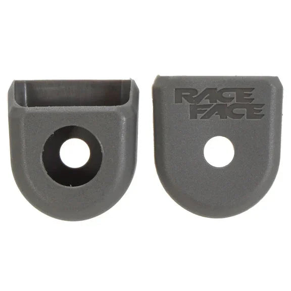 RaceFace Crank Boots: For Carbon Cranks 2-Pack Gray - Bicycle Warehouse