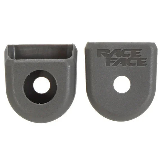 RaceFace Crank Boots: For Carbon Cranks 2-Pack Gray - Bicycle Warehouse