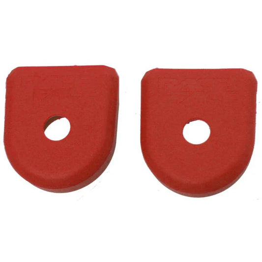 RaceFace Crank Boots: For Alloy Cranks 2-Pack Red - Bicycle Warehouse