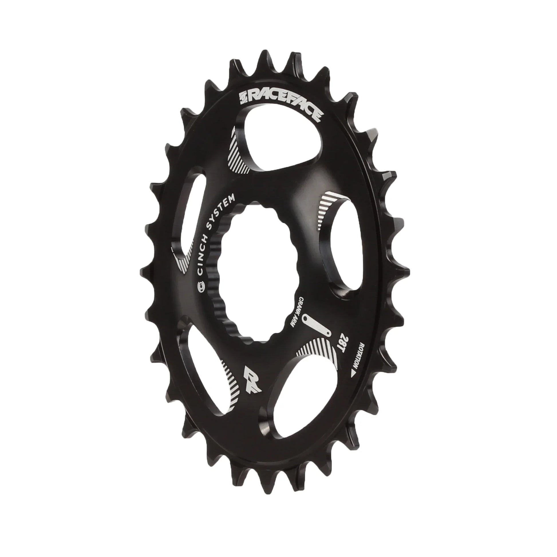 RaceFace RaceFace Narrow Wide Oval Chainring: Direct Mount CINCH 28t Black - Bicycle Warehouse