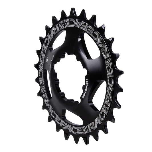 RaceFace Narrow Wide Chainring: Direct Mount 3-Bolt Compatible 26t Black - Bicycle Warehouse