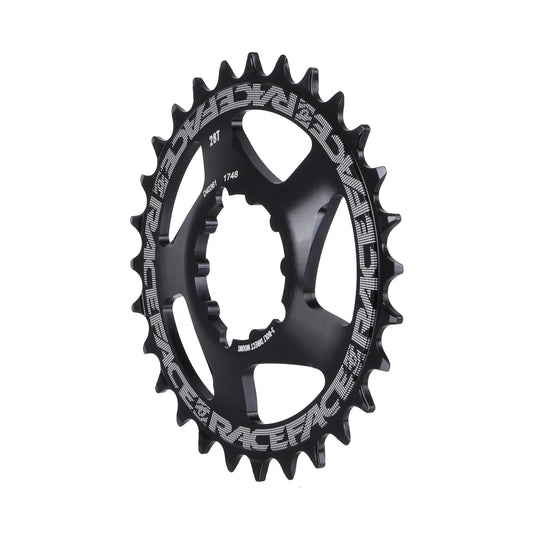 RaceFace Narrow Wide Chainring: Direct Mount 3-Bolt Compatible 28t Black - Bicycle Warehouse