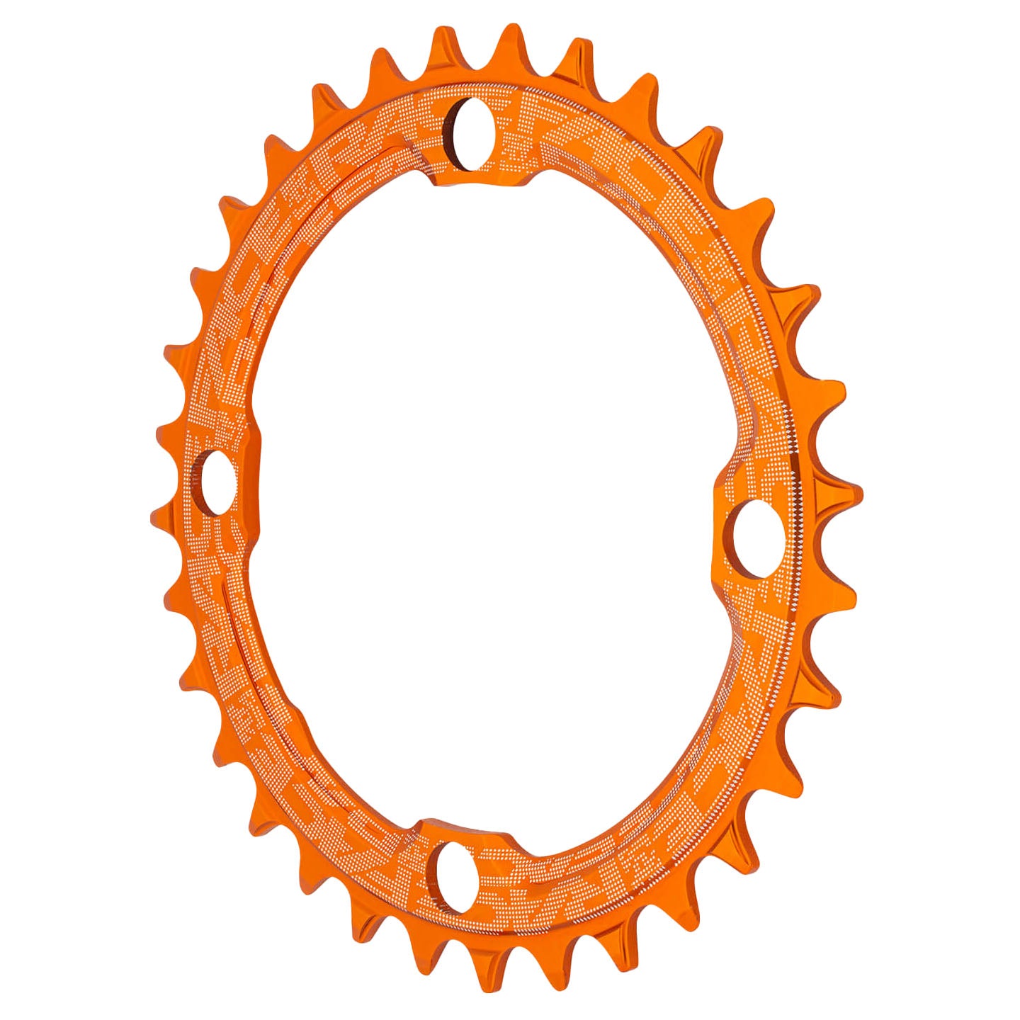 RaceFace 1x Narrow Wide Chainring - 30t 104 BCD 10-12-Speed 7075 Aluminum Orange - Bicycle Warehouse