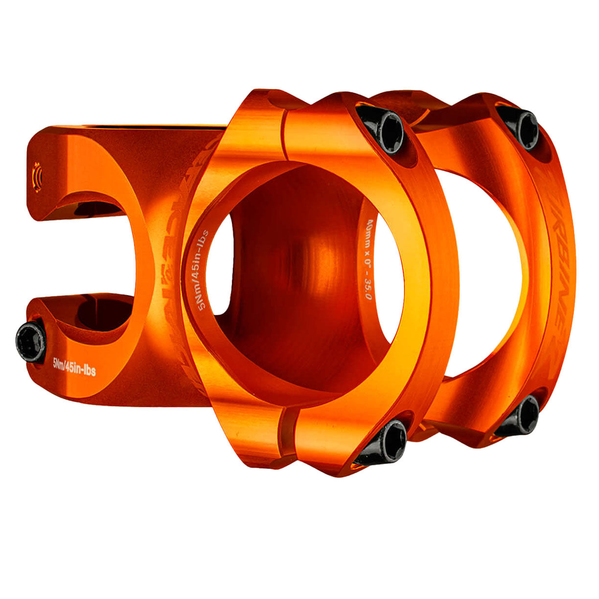 Turbine-R Stem (35.0) 0d x 40mm Orange - Bicycle Warehouse