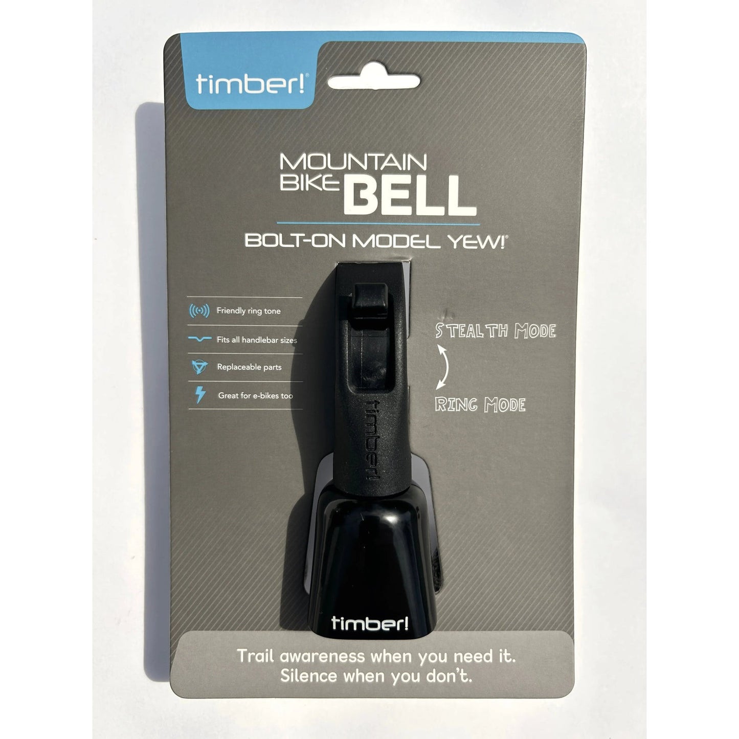 Timber Bolt-On Mount-Yew - Bells - Bicycle Warehouse