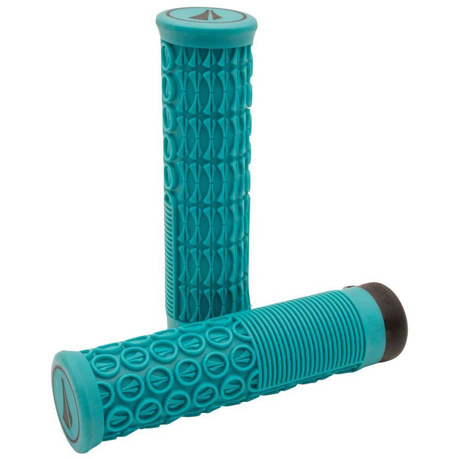 SDG Thrice 33 Lock On Bike Handlebar Grips - Turquoise