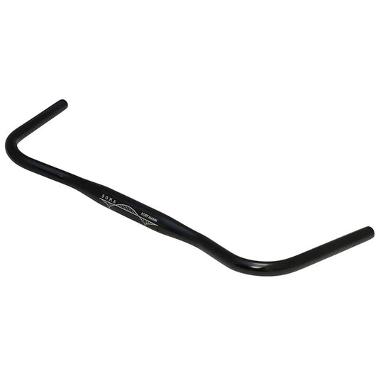Port Mann Handlebar (31.8) 25mm/650mm - Black - Bicycle Warehouse