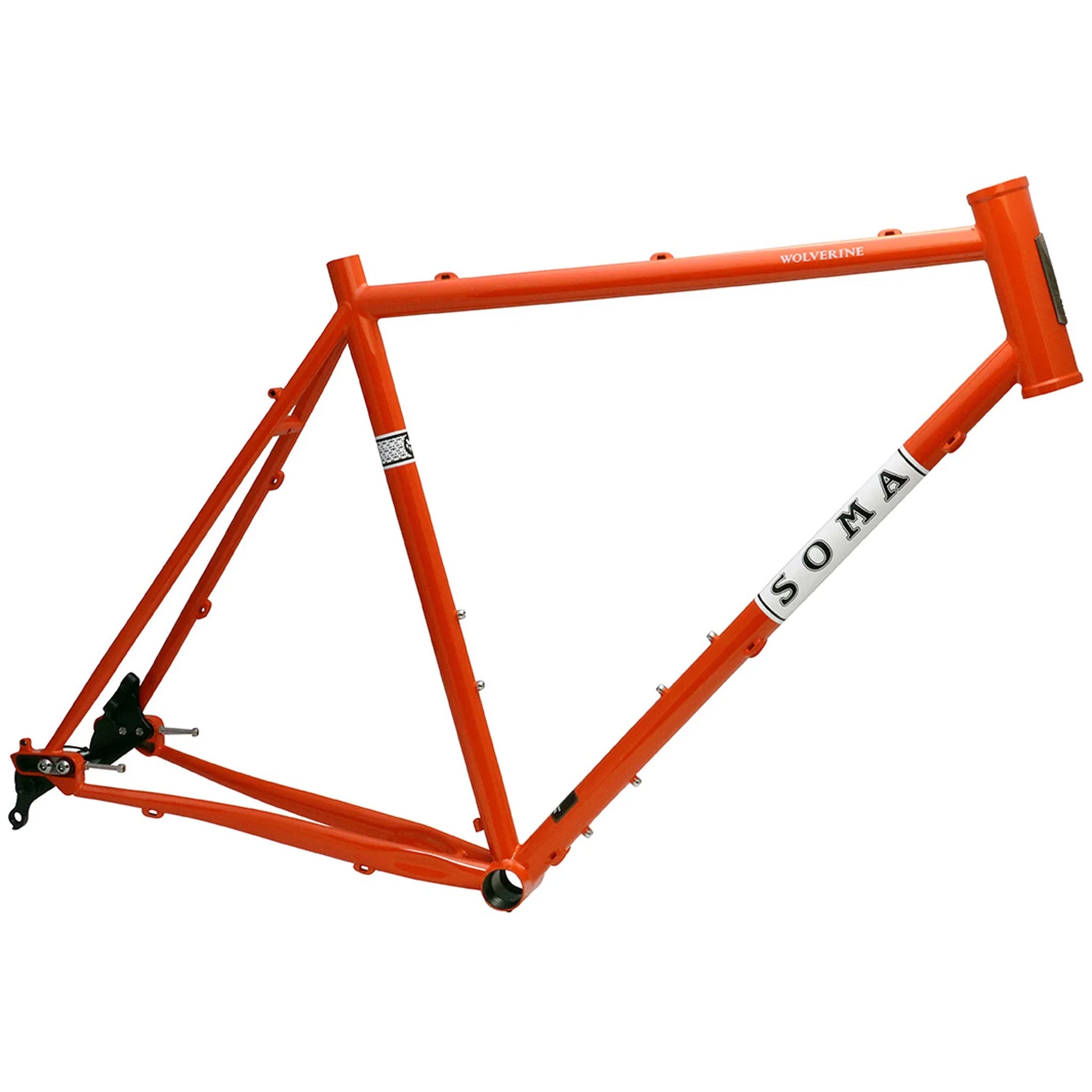 Wolverine Disc Frame A-Type 4.1 58cm Pumpkin Orange - Bicycle Warehouse