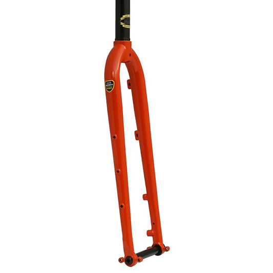 Wolverine Unicrown TA CX Fork 700c 1-1/8" Pumpkin Ora - Bicycle Warehouse
