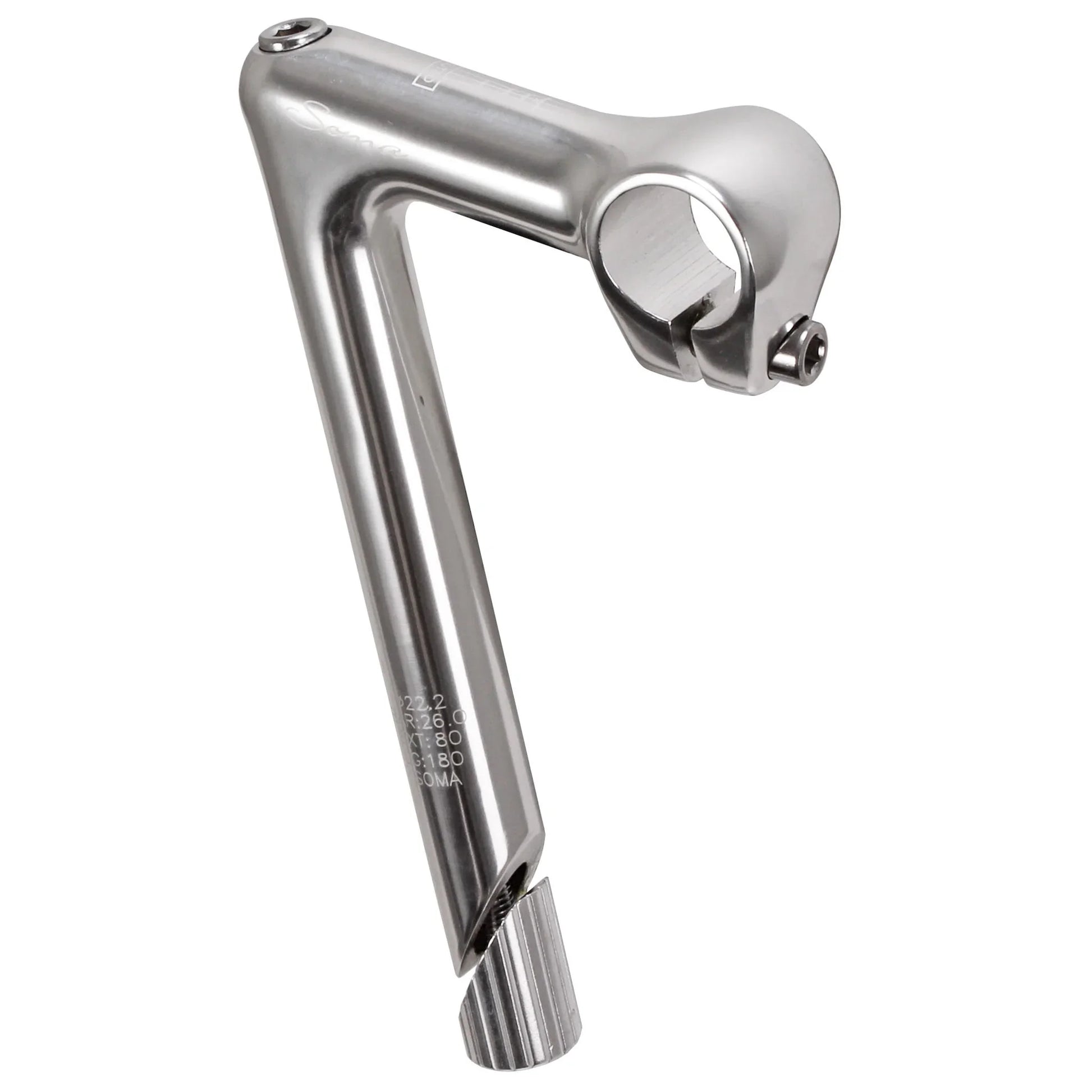 Sutro Quill Stem (25.4) 100mm - Silver - Bicycle Warehouse
